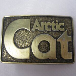 Artic Cat Vintage Metal Belt Buckle - Used